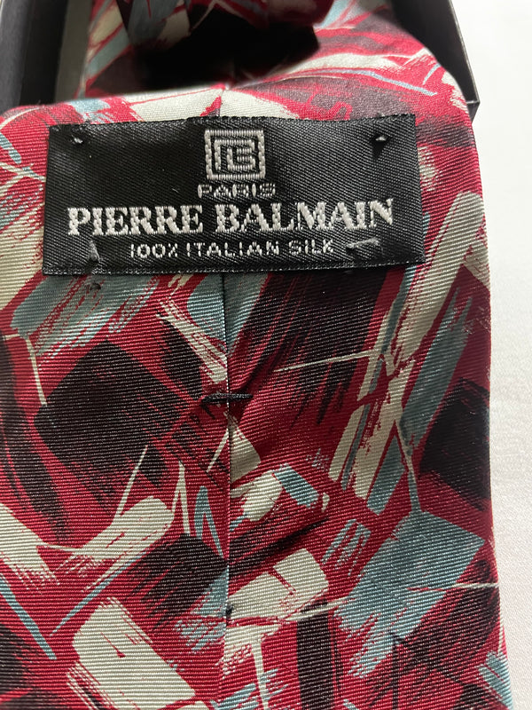 Pierre Balmain | Vintage Necktie | 1980s | Abstract