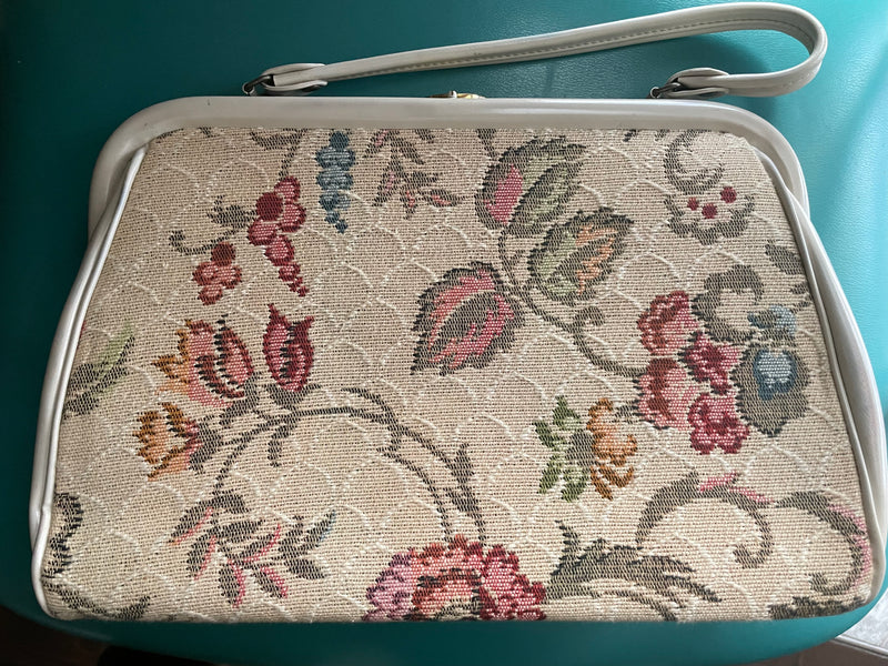 Vintage Dover Tapestry Handbag - Top Handle