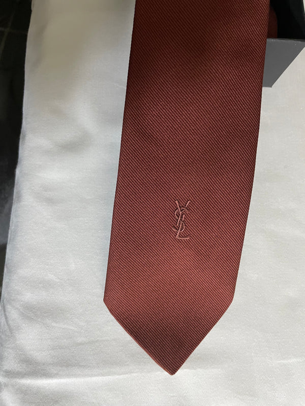 Yves Saint Laurent Men's Vintage Rust Brown Yves Saint Laurent