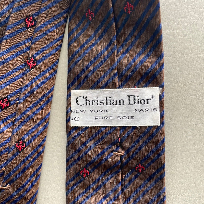 CHRISTIAN DIOR Vintage Multiprint Necktie