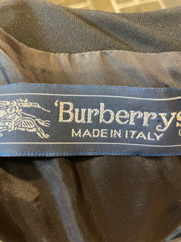 Vintage Black 'Burberrys' Shift Dress