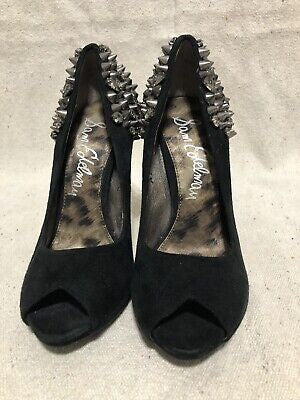 Sam Edelman Black Peep Toe Pumps