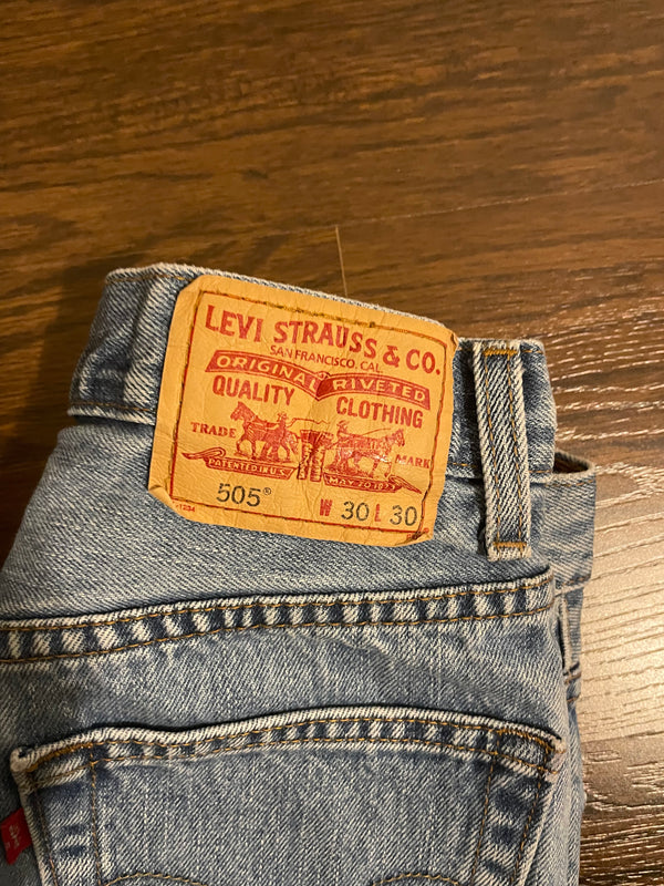 Levi Strauss & Co Jeans Medium Wash W28 L32 505 Straight Jeans