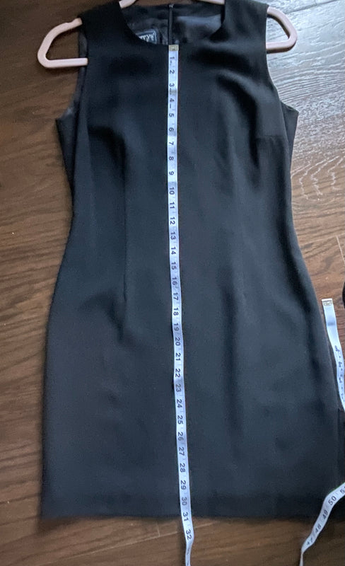 Vintage Black 'Burberrys' Shift Dress