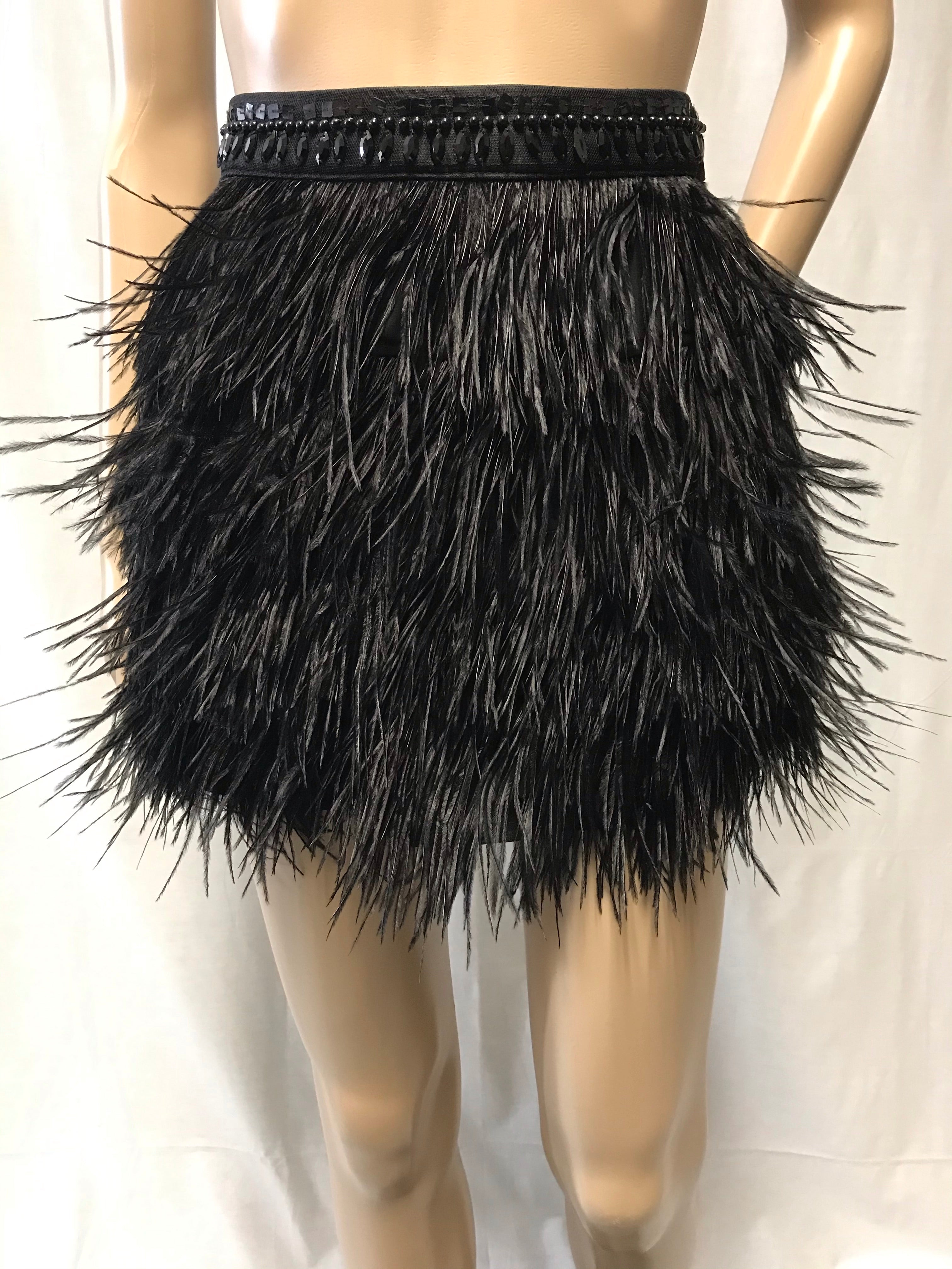 Ostrich Feather Skirt