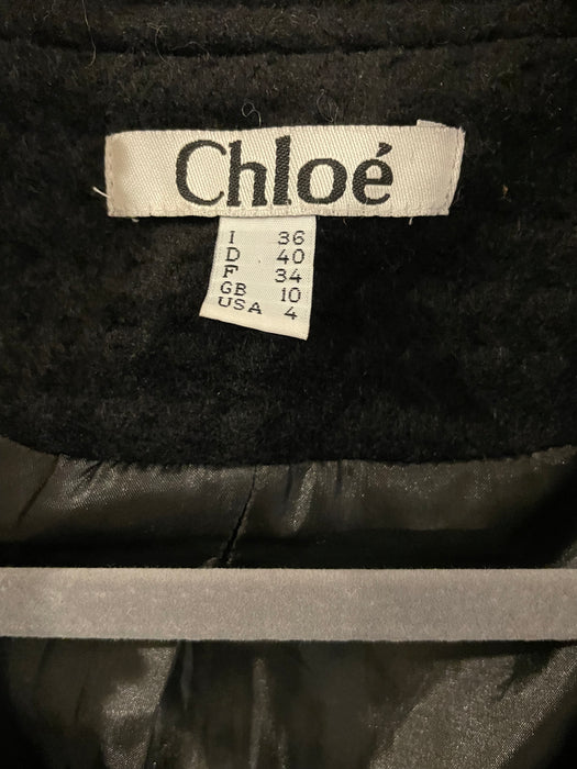 Chloe' jacket with beaded collar