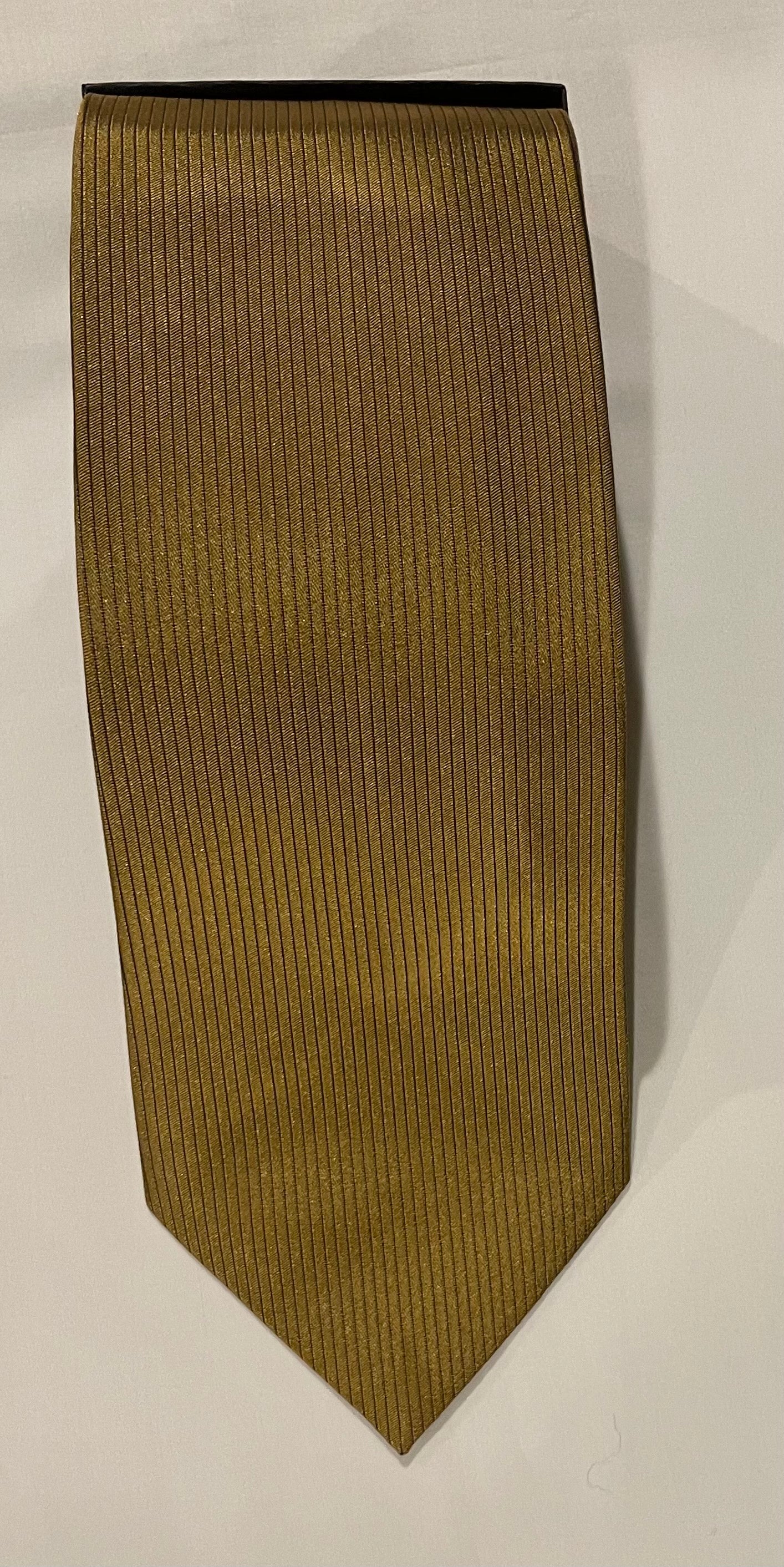 Gucci Gold Raw Silk Tie