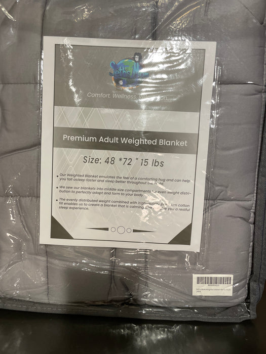 Seth’s Mom - Premium Weighted Blanket for Adults 48"x72" 15lbs
