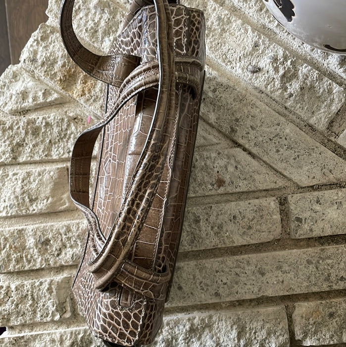 MONSAC Original beautiful croc leather purse