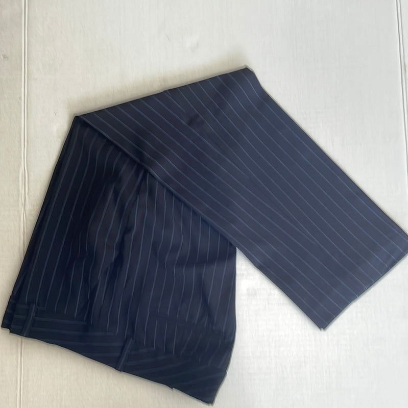 Norma Kamali  Classic Pinstripe Pants Trousers Black size 10