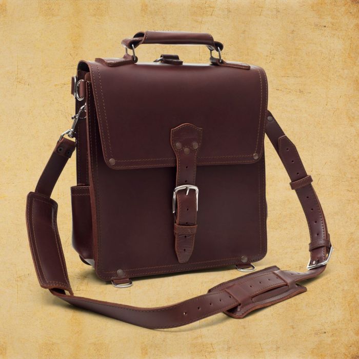 DDC25 Leather Messenger Bag Sattleback Leather Company