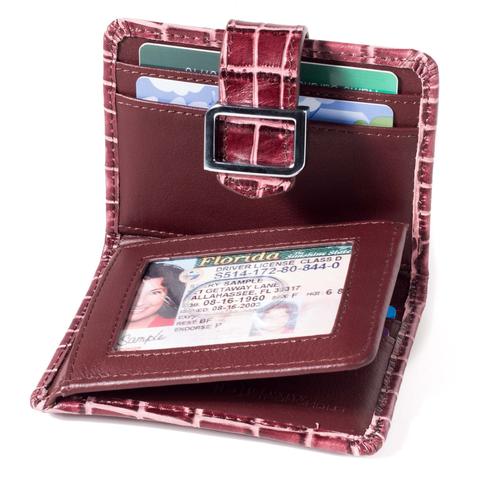 ID Stronghold RFID Blocking Secure Ladies Tri-fold Wallet